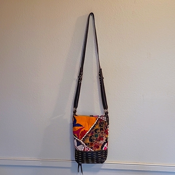 Raj Anthropologie Messenger Bag Women's Boho Hippie Made in India Unique NWT - Picture 4 of 16